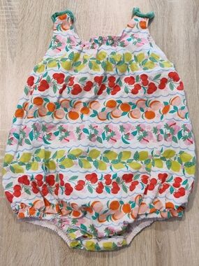 Boden Baby Bubble Onesien with Fruit Pattern Size 18-24*